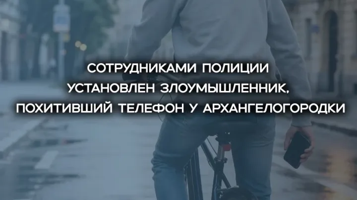 В Архангельске велосипедист обманом похитил мобильный телефон у прохожей — Архангельск Сейчас