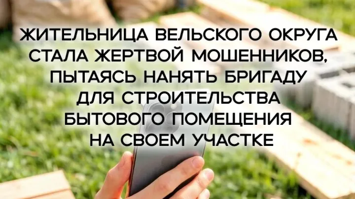 Жительница Вельского округа перевела мошенникам около 70 тысяч рублей за постройку бытовки — Архангельск Сейчас