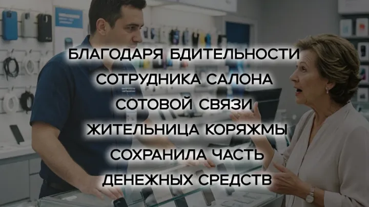 В Коряжме сотрудник салона связи спас женщину от перевода мошенникам 100 тысяч — Архангельск Сейчас