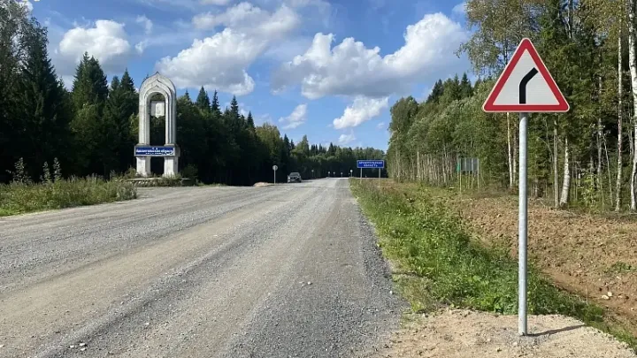 В Архангельской области завершается ремонт участков дороги Коноша – Вожега — Архангельск Сейчас
