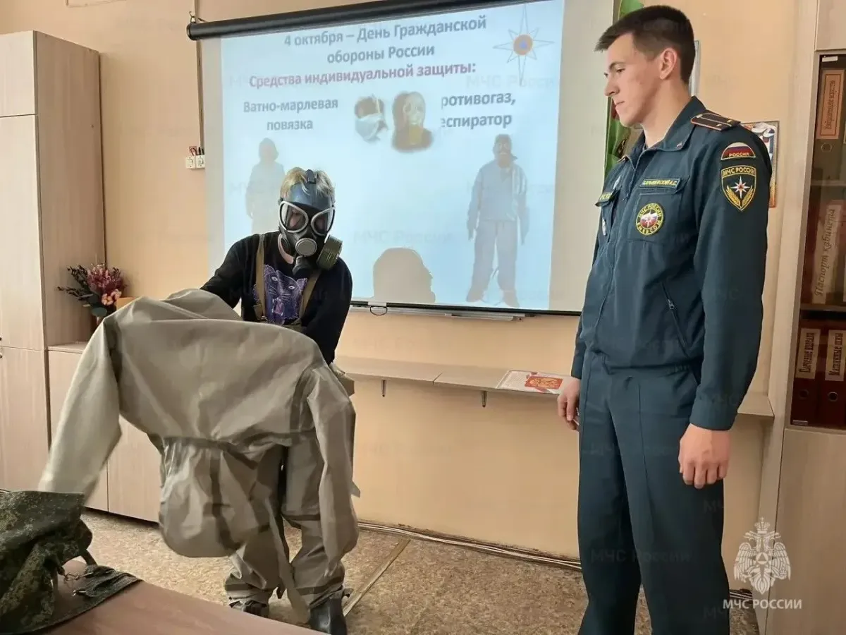 В школах Архангельской области прошли открытые уроки по гражданской обороне