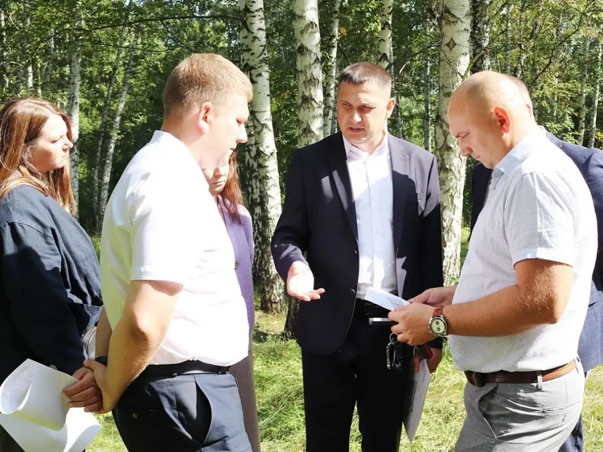 В Барнауле в парке «Целинников» начали обустраивать новую спортивную площадку
