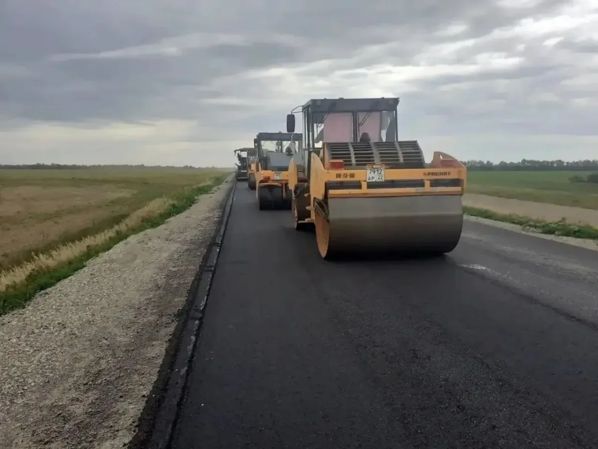 В Ключевском районе по нацпроекту ремонтируют 10 км дороги к трассе А-321