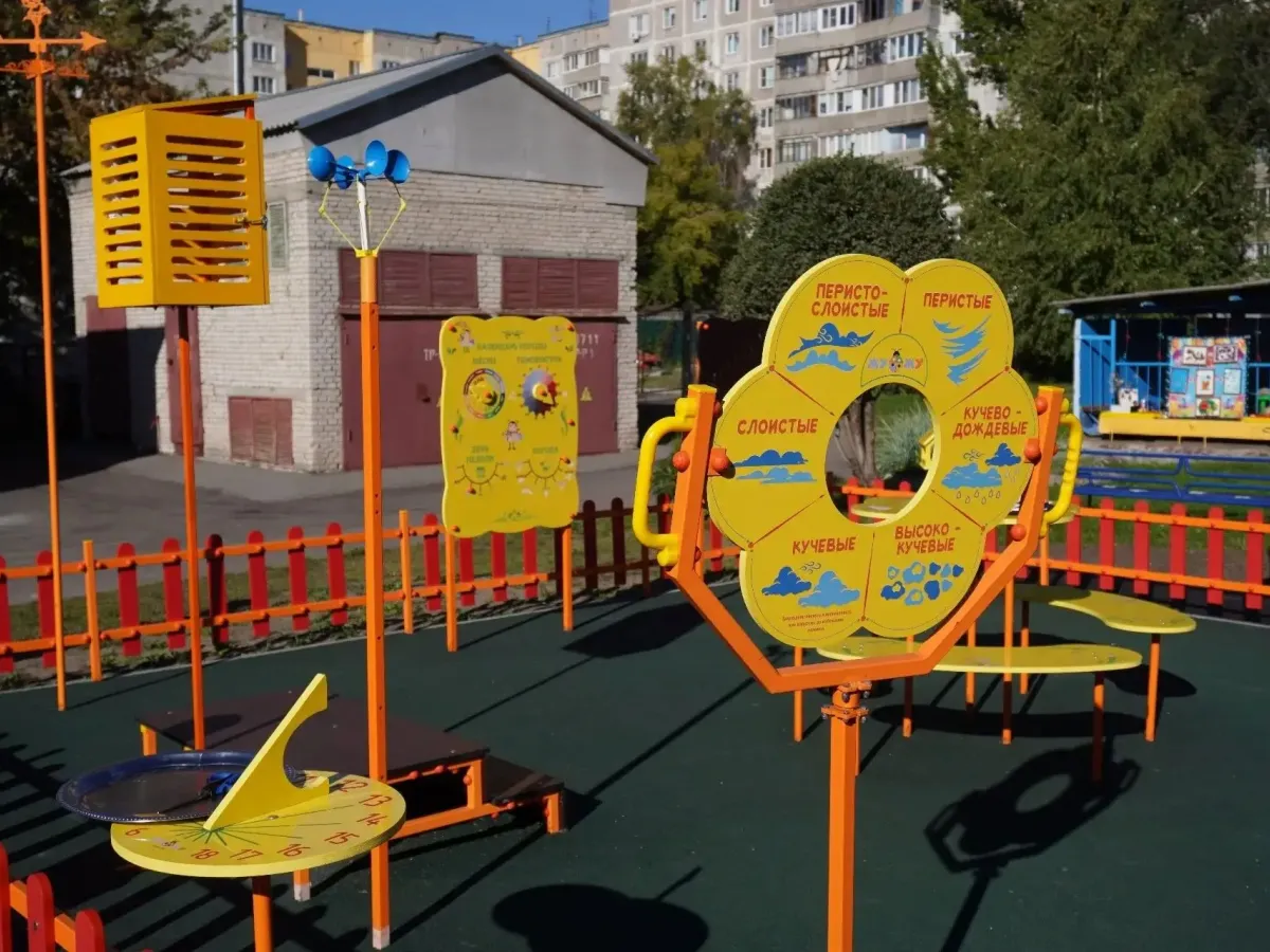 В барнаульском детском саду №166 открылась детская метеостанция
