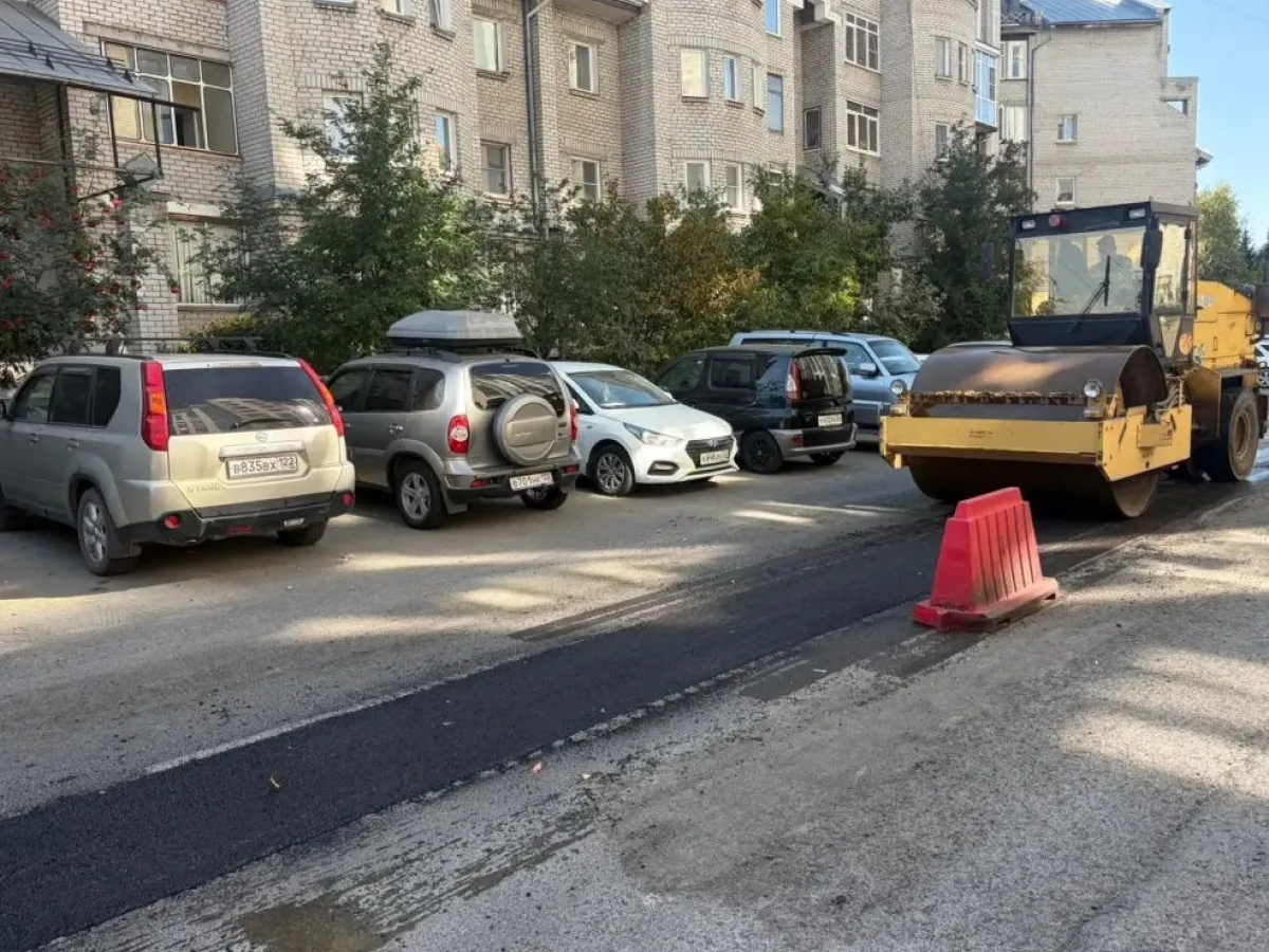 В Барнауле 15 сентября дорожный ремонт идет на четырех участках