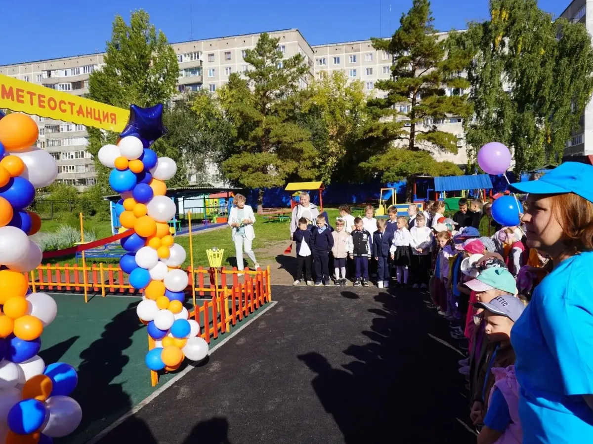 В барнаульском детском саду №166 открылась детская метеостанция