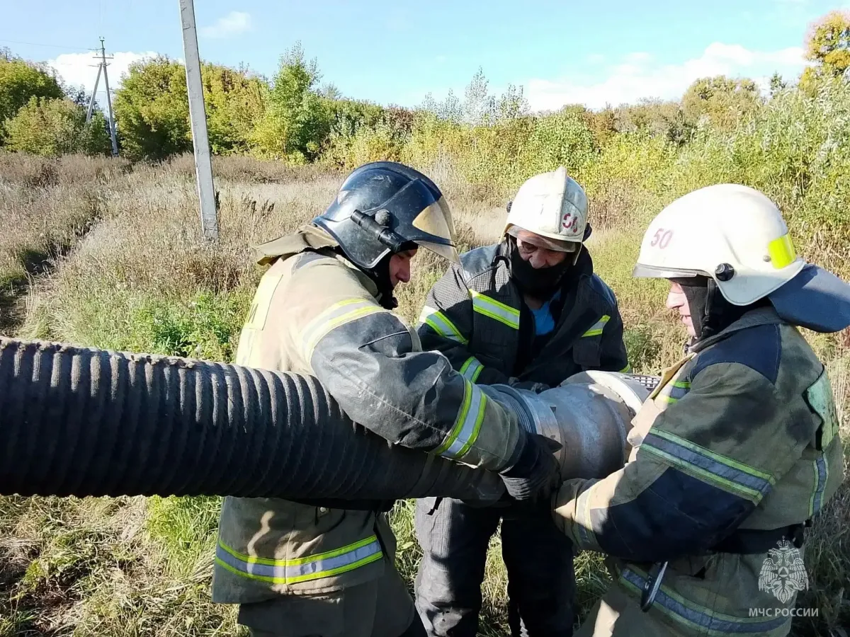 В районах Алтайского края прошли масштабные учения по тушению пожаров