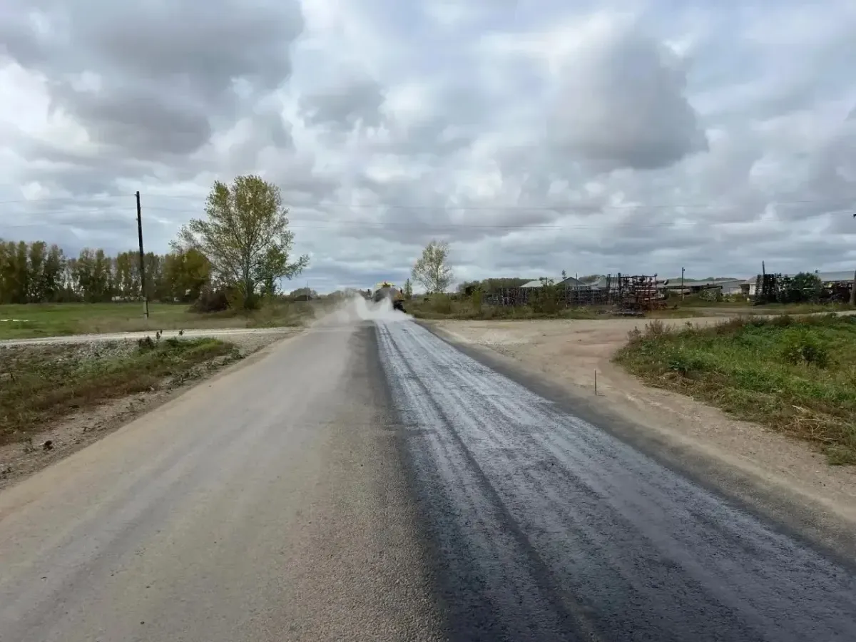 В Павловском районе ремонтируют дорогу Колыванское – Молодежный