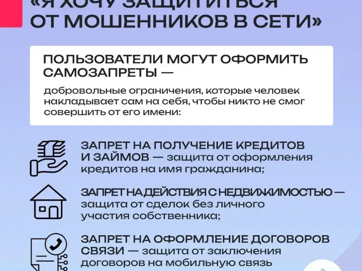 На Госуслугах запустили сервис для защиты от мошенников в сети