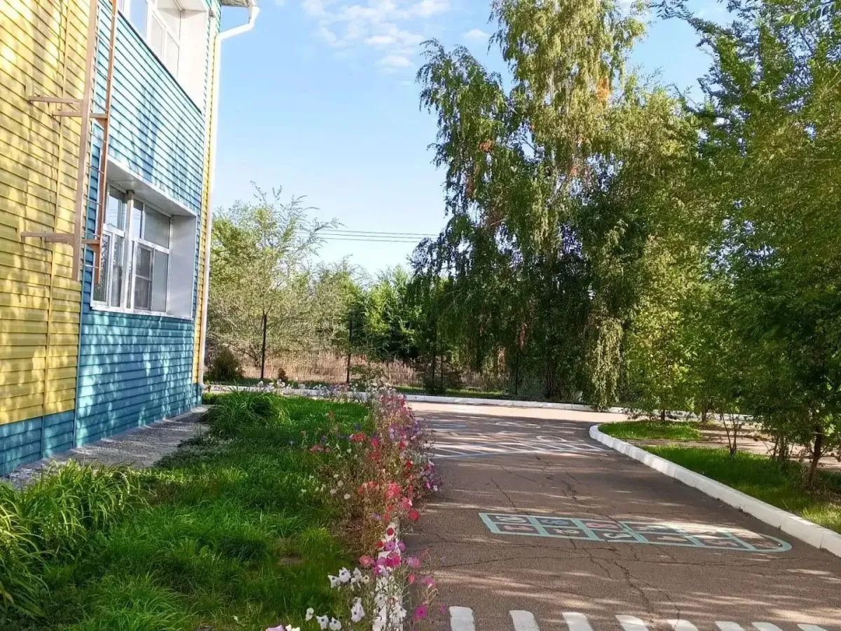 В детском саду «Сказка» после капремонта сохранили берёзы у прогулочных участков