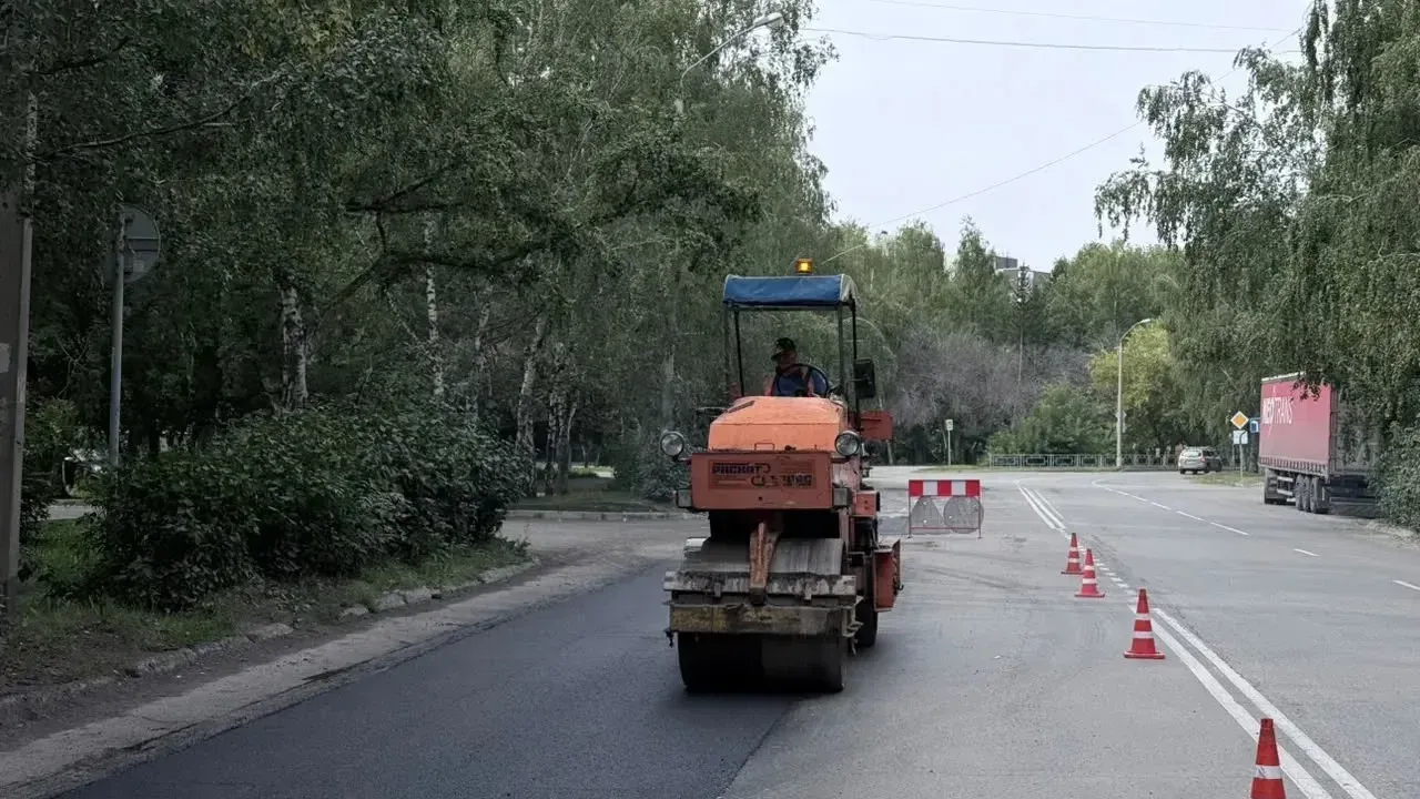 В Барнауле дорожная служба ремонтирует проезжие части и тротуары — Барнаул Сейчас