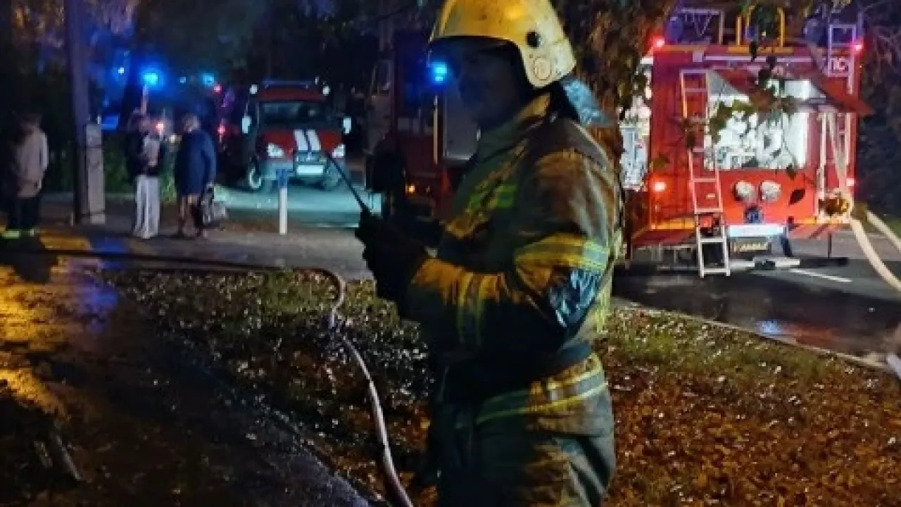 В Барнауле пожар на Никитина удалось локализовать без перехода на соседние дома — Барнаул Сейчас