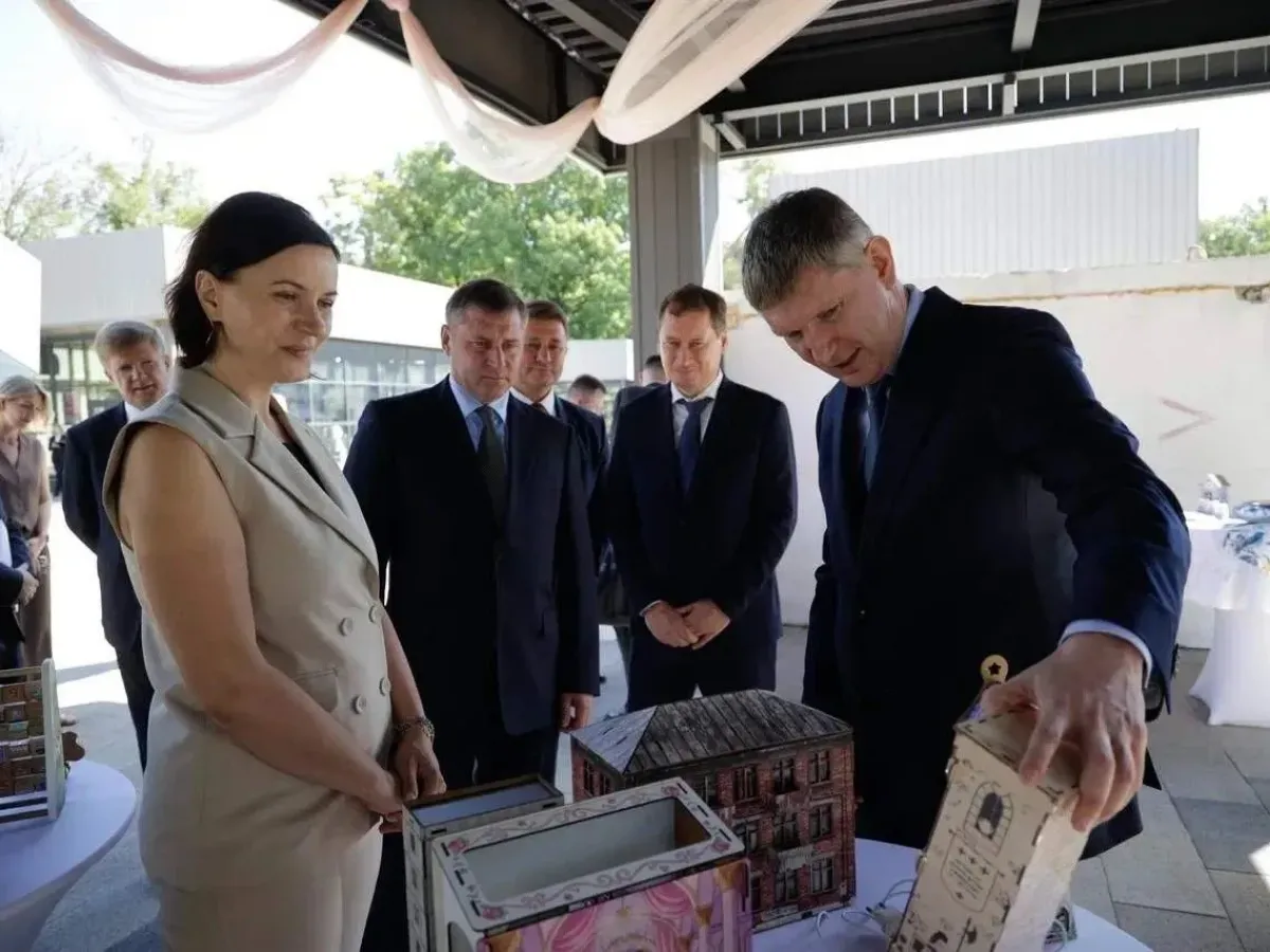 Белгородскую область с рабочей поездкой посетил министр экономического развития РФ Максим Решетников