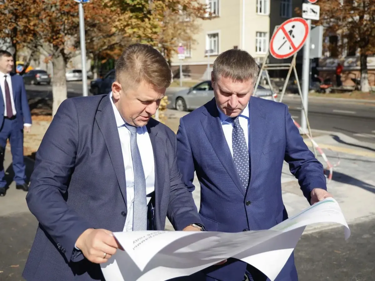 В Белгороде продолжается масштабный ремонт улиц Чумичова и Преображенской