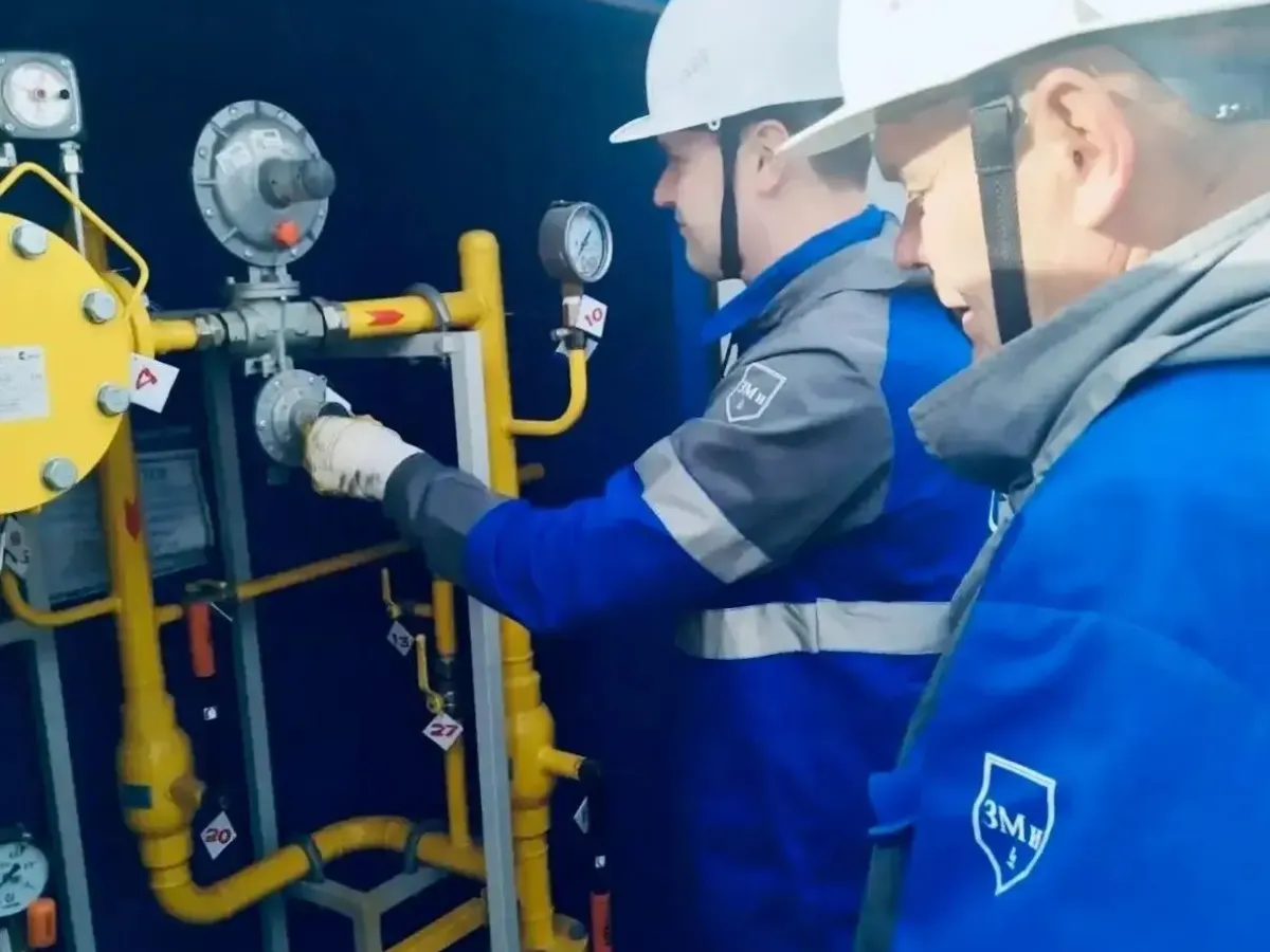 Хутор Басов подключили к сетевому газоснабжению