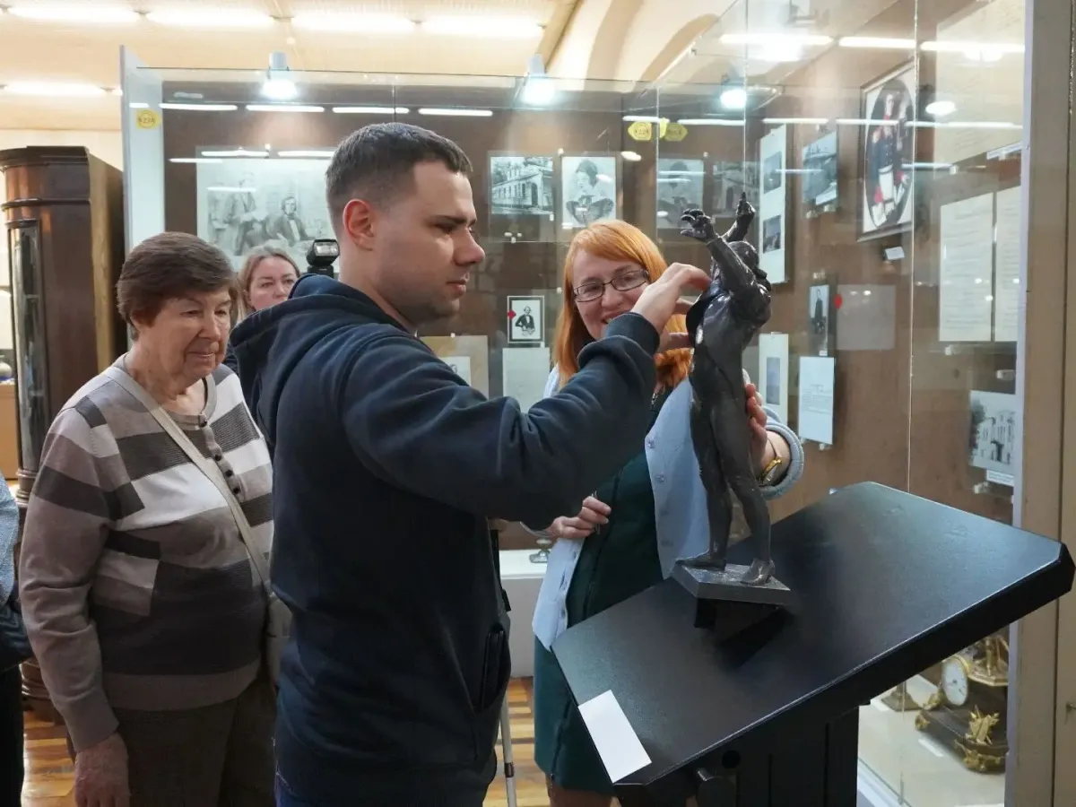 В музее представили проект «Тактильные горизонты» для незрячих посетителей