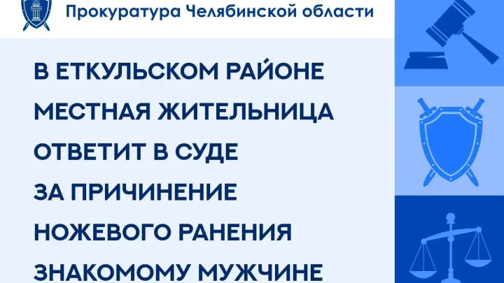 В Еткульский райсуд направили дело о причинении тяжкого вреда здоровью ножом — Челябинск Сейчас