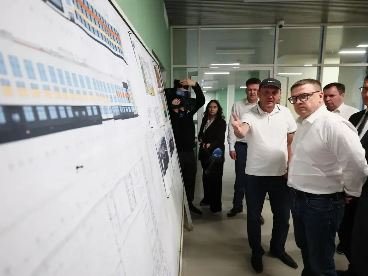 Губернатор проверил строительство новой школы в 57 микрорайоне Челябинска