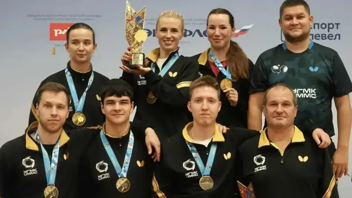 Женская сборная Свердловской области впервые выиграла Кубок России по настольному теннису — Екатеринбург Сейчас