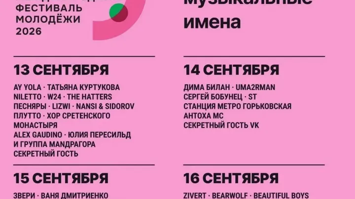 Музыкальная программа Международного фестиваля молодежи объединит артистов в Екатеринбурге — Екатеринбург Сейчас
