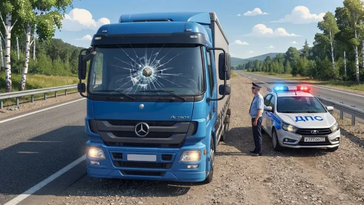 В Свердловской области разъяснили порядок действий при ДТП из-за камня в лобовое стекло — Екатеринбург Сейчас