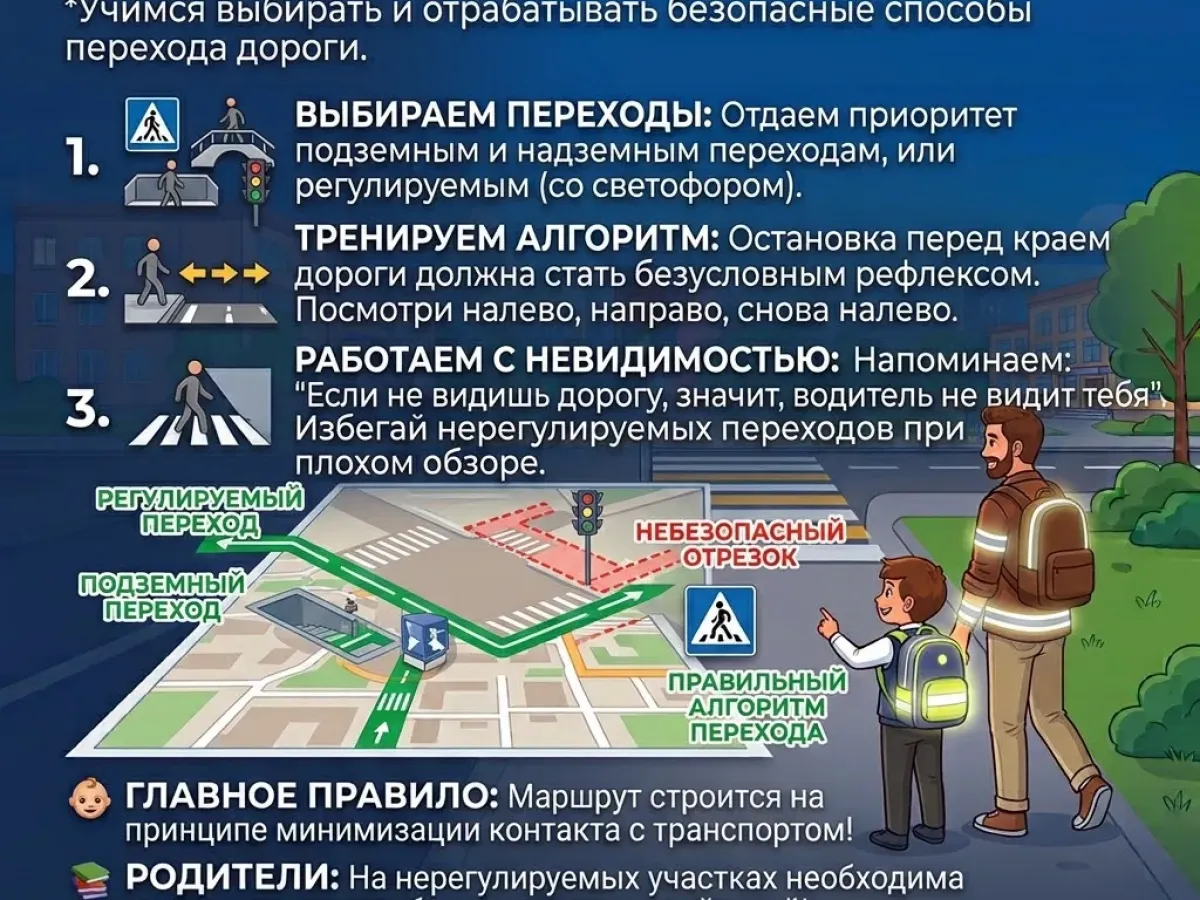 Свердловская Госавтоинспекция призвала родителей подготовить детей к безопасной дороге в школу