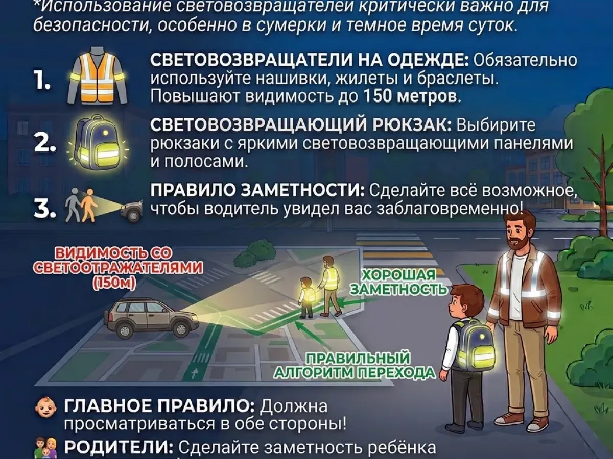 Свердловская Госавтоинспекция призвала родителей подготовить детей к безопасной дороге в школу