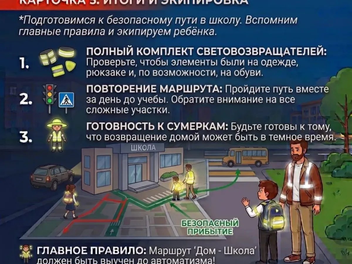 Свердловская Госавтоинспекция призвала родителей подготовить детей к безопасной дороге в школу