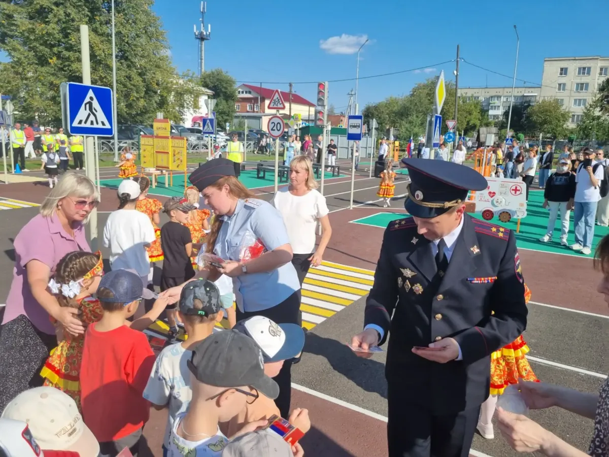 В Камышлове на территории детского сада открыли новый автогородок