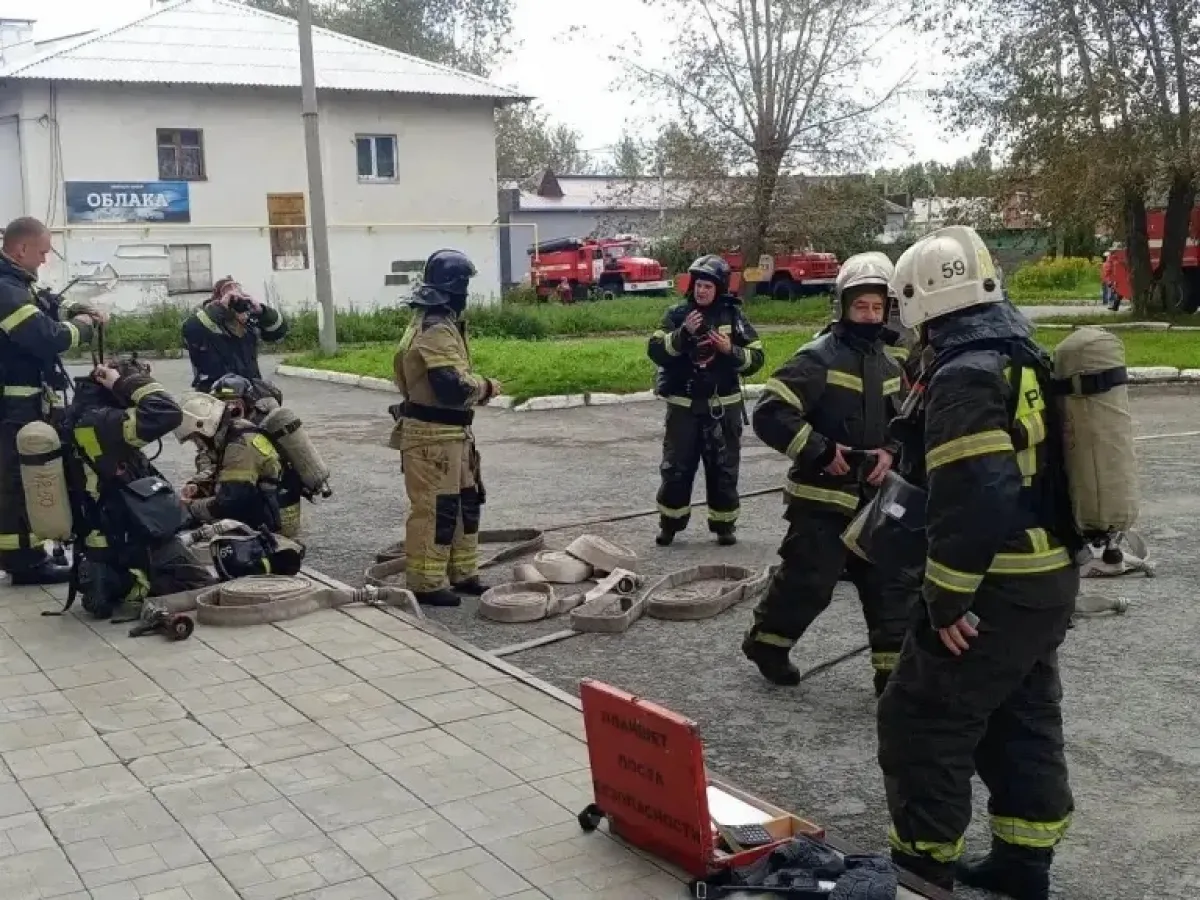 В Дворце культуры им. А.С. Попова в Артёмовском прошли учения МЧС