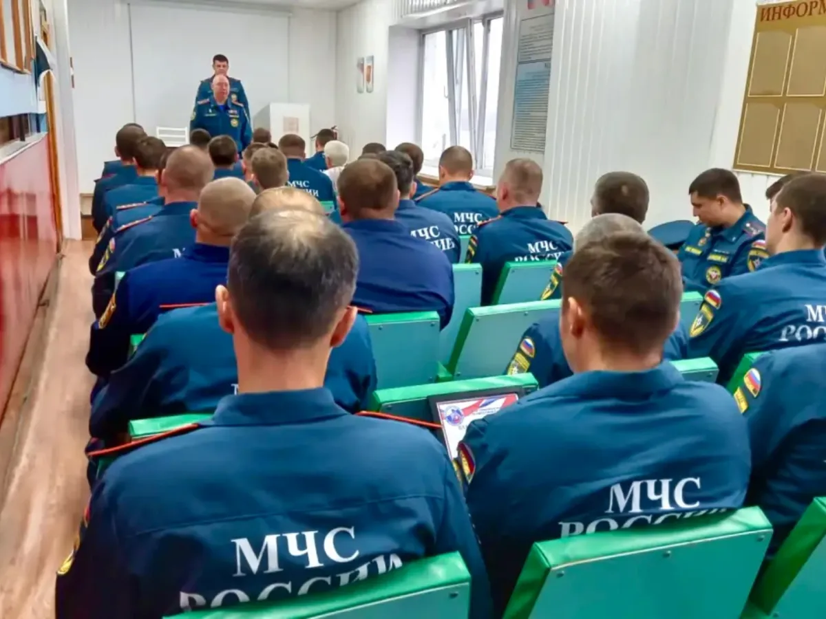В Кушве проходят проверка 46-го пожарно-спасательного отряда и учения