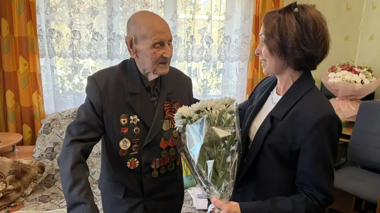 Участник Великой Отечественной войны Алексей Быков отметил 100-летний юбилей — Екатеринбург Сейчас