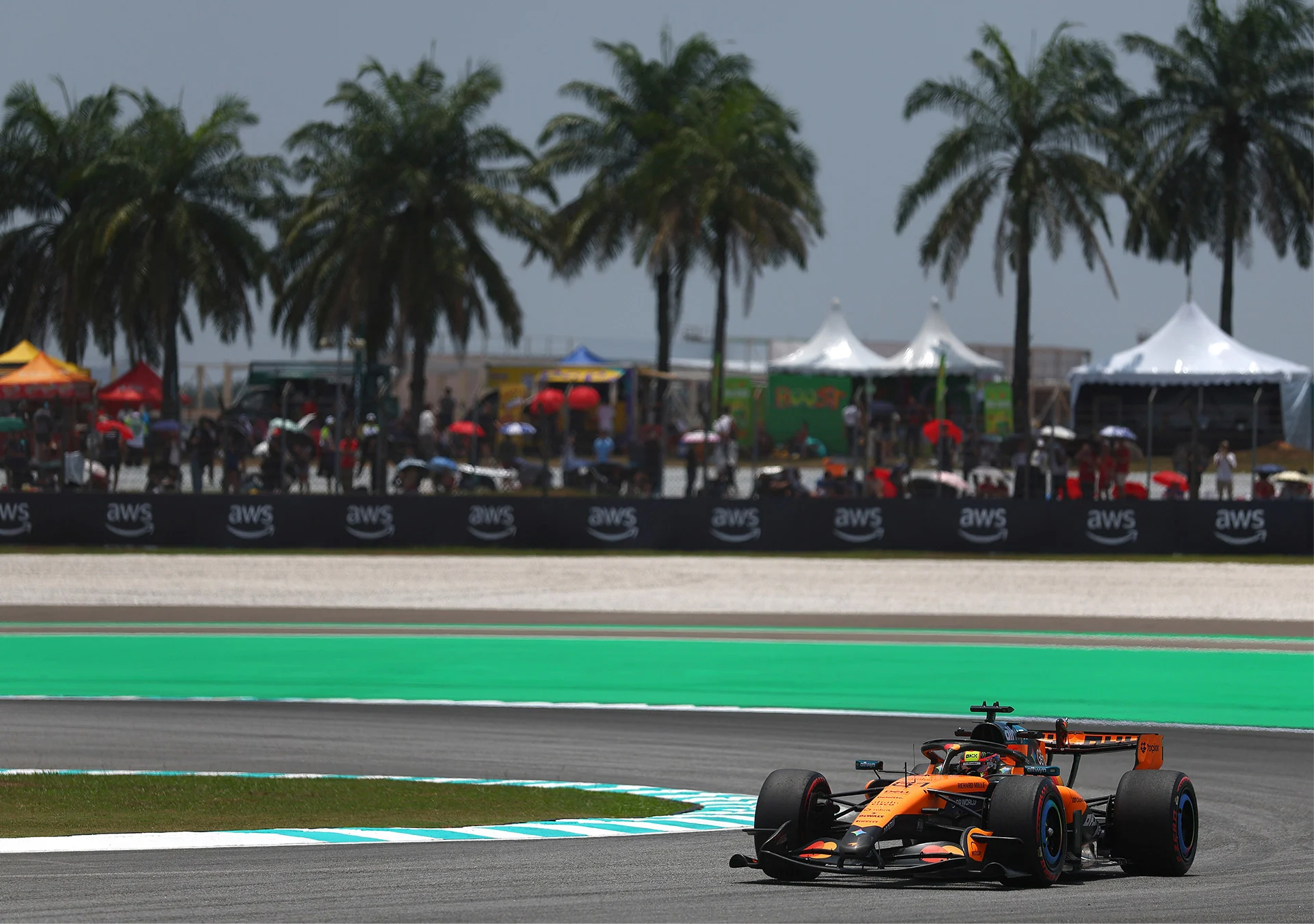 On track in Sepang