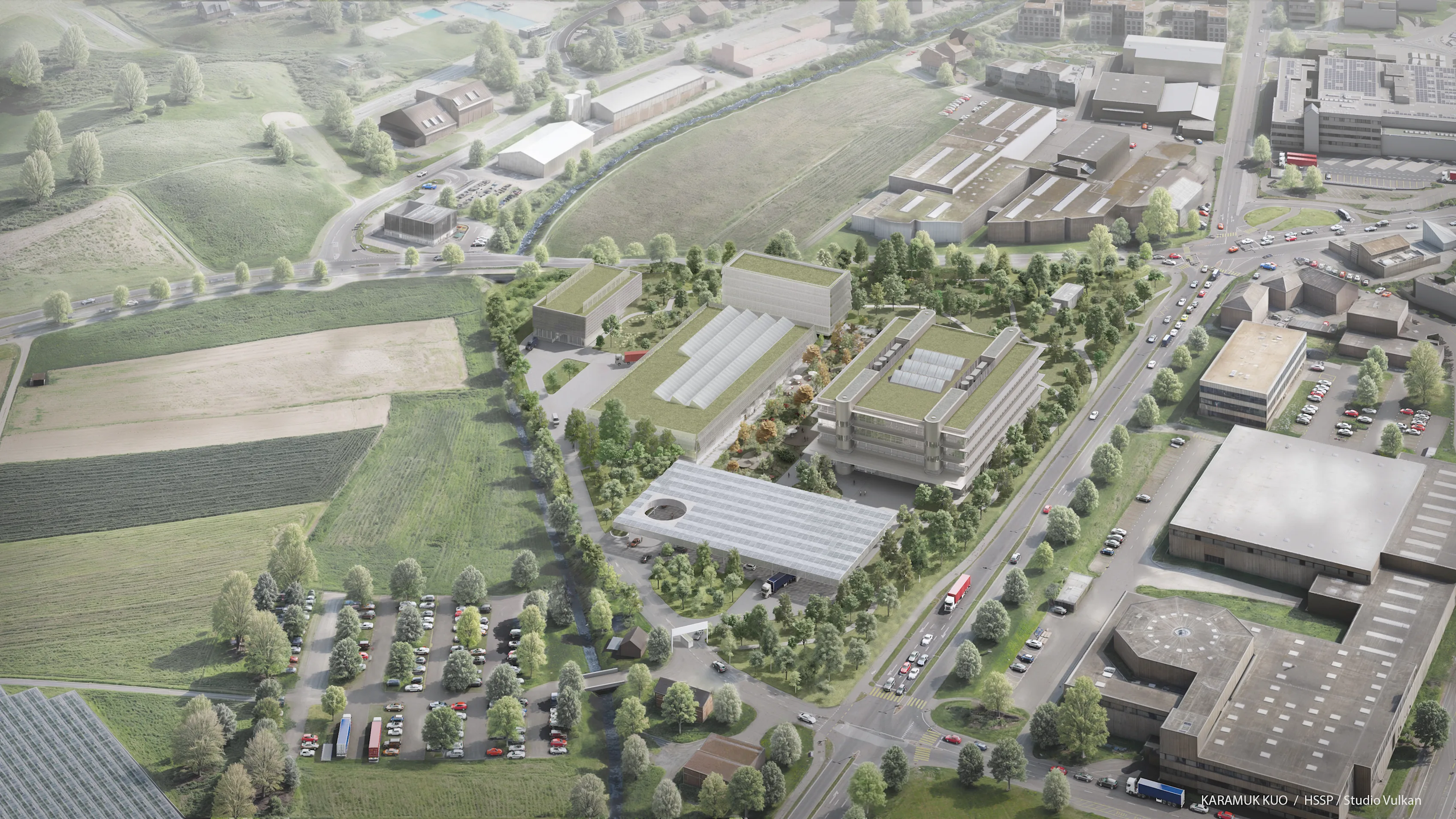 Audi Revolut F1 Team - New campus project 
KARAMUK KUO / HSSP / Studio Vulkan