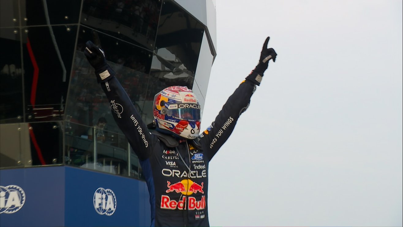 2026 Bahrain Grand Prix: Verstappen crosses the line to take his first win of the season