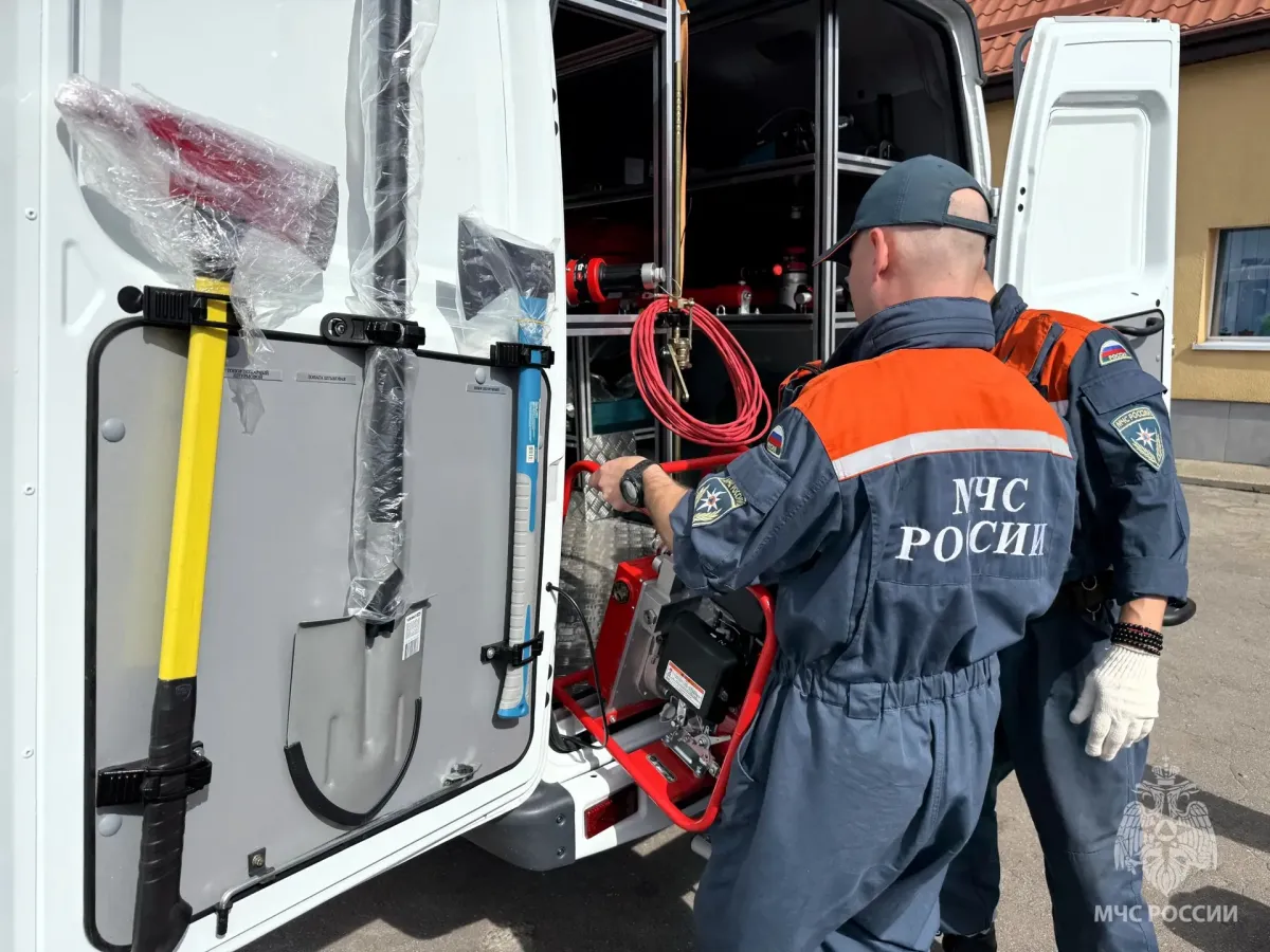 В Балтийске и Мамоново спасательные подразделения получили новые аварийные машины