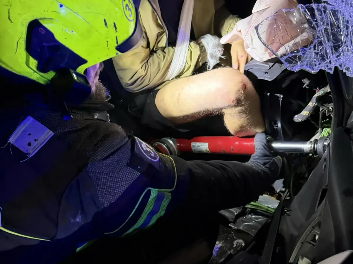 В Светлом при ДТП деблокировали пострадавшего из легкового автомобиля