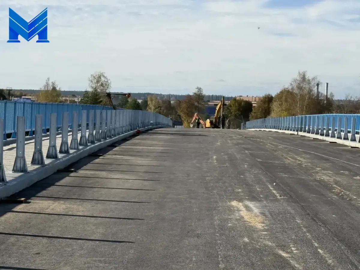 В Людиново продолжается реконструкция путепровода