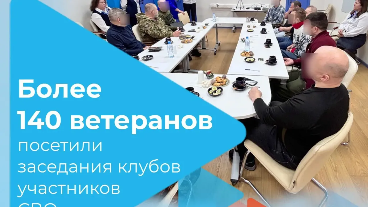 В Калуге и районах работают клубы для ветеранов спецоперации