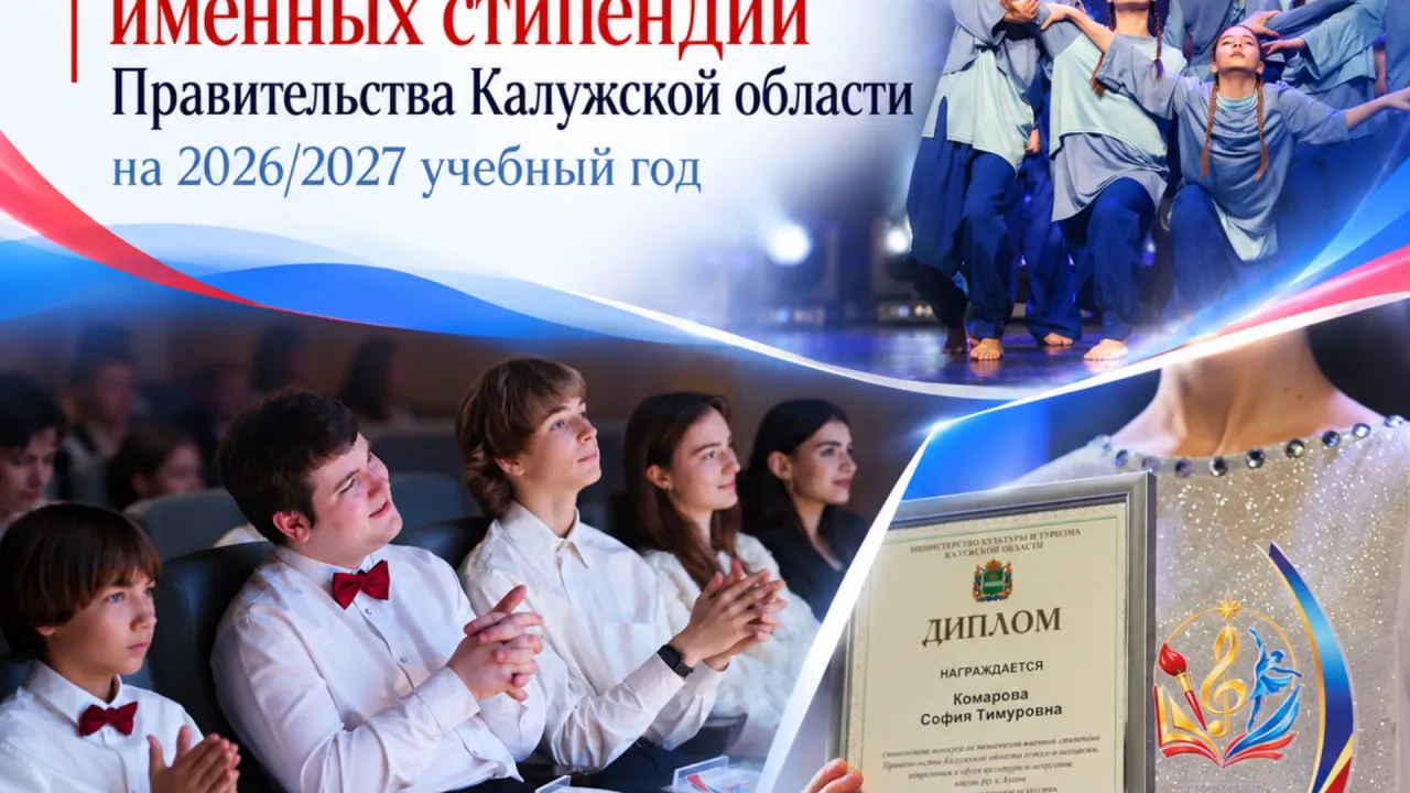 43 юных представителя сферы культуры получили именные стипендии региона — Калуга Сейчас