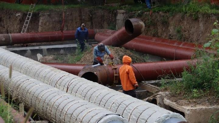 В Южном микрорайоне Хабаровска меняют участок теплотрассы и расширяют трубы — Хабаровск Сейчас