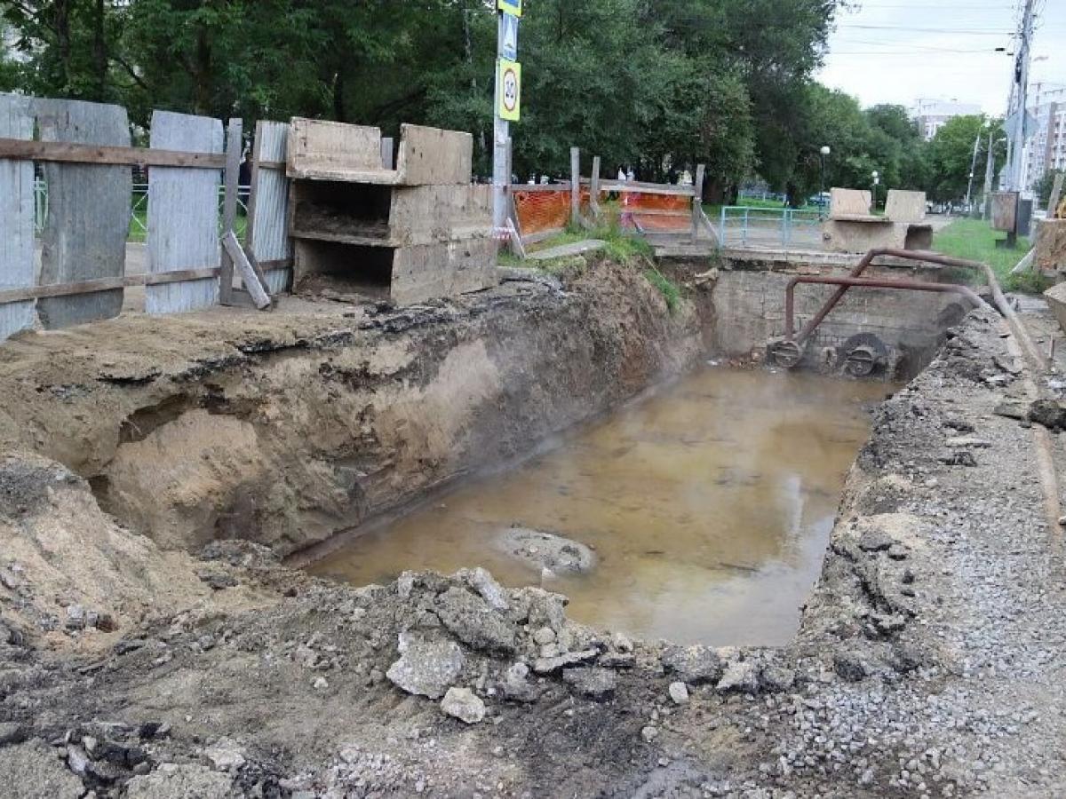 В Южном микрорайоне Хабаровска меняют участок теплотрассы и расширяют трубы