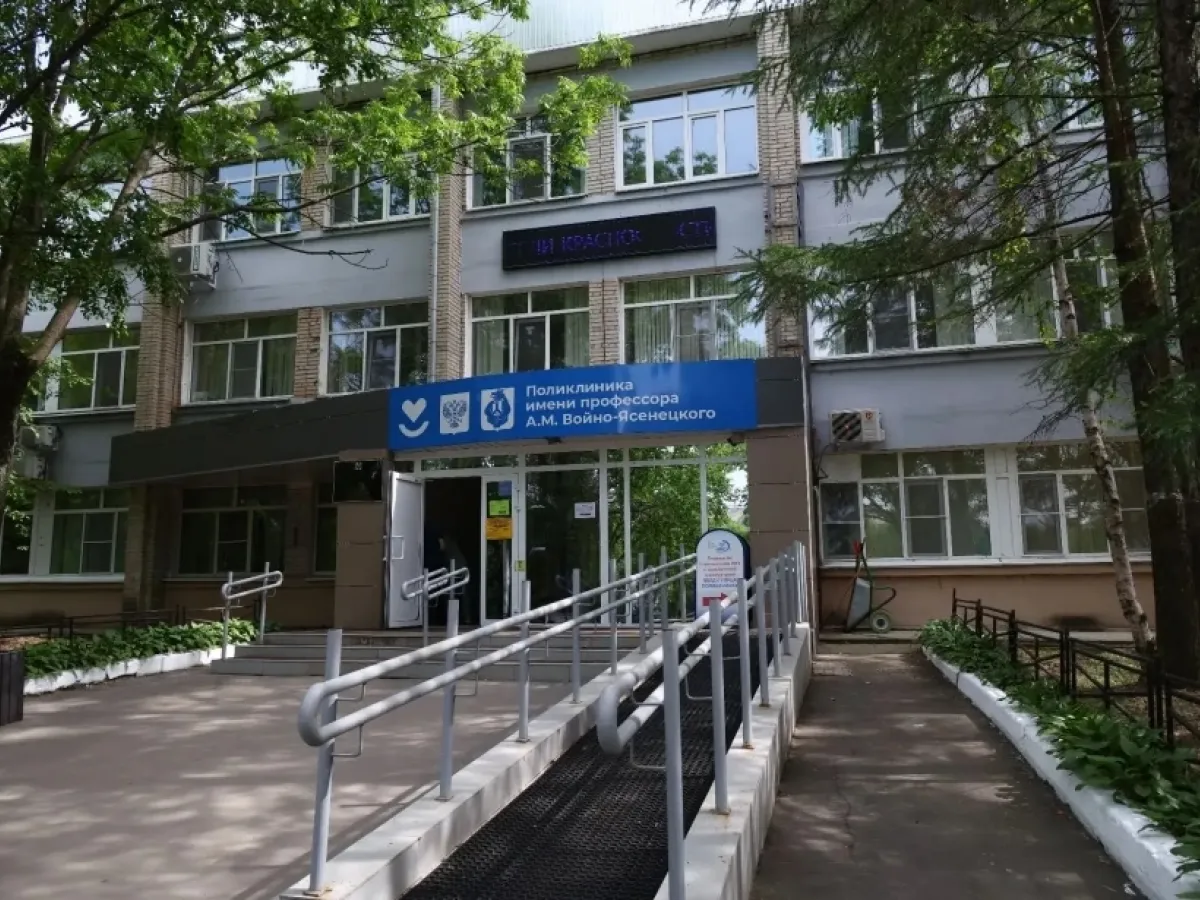 В терапевтическом отделении больницы им. Войно-Ясенецкого продолжается ремонт