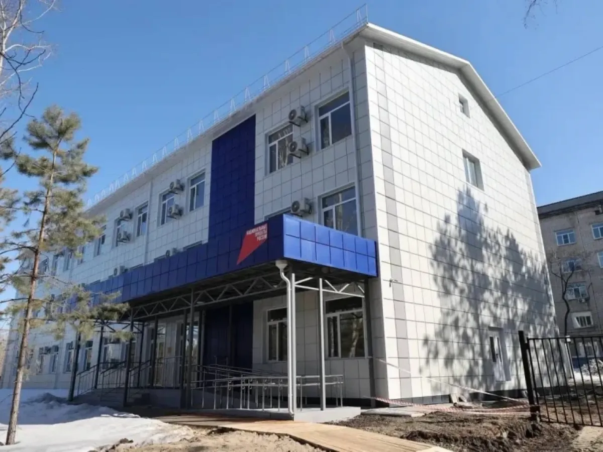 В терапевтическом отделении больницы им. Войно-Ясенецкого продолжается ремонт