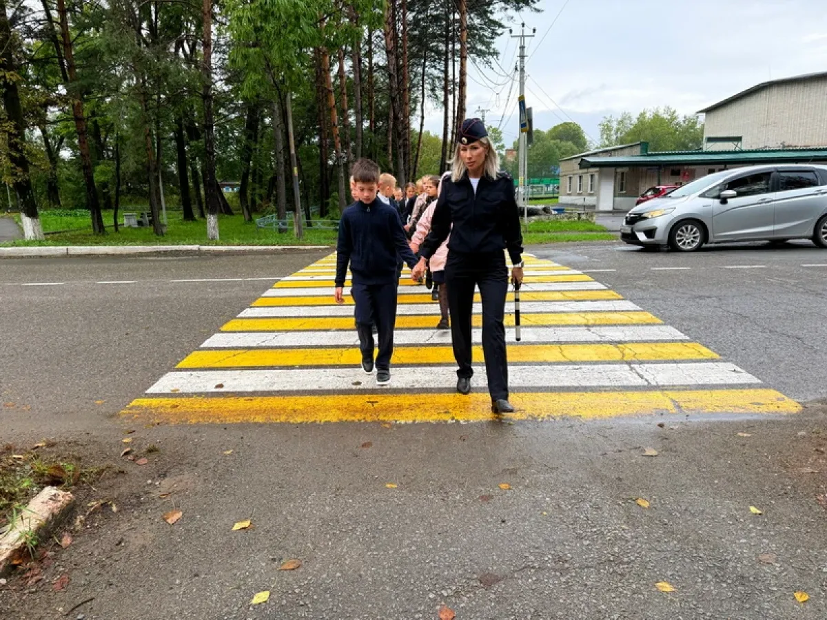 В трех районах Хабаровского края прошла акция Госавтоинспекции «Возьми меня за руку»