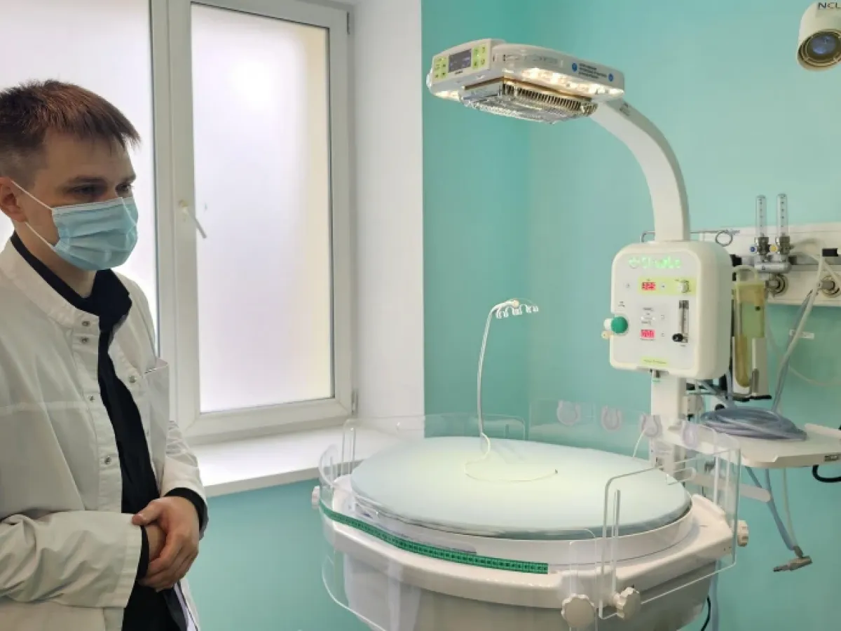 В краевой перинатальный центр поступило новое оборудование для выхаживания новорождённых