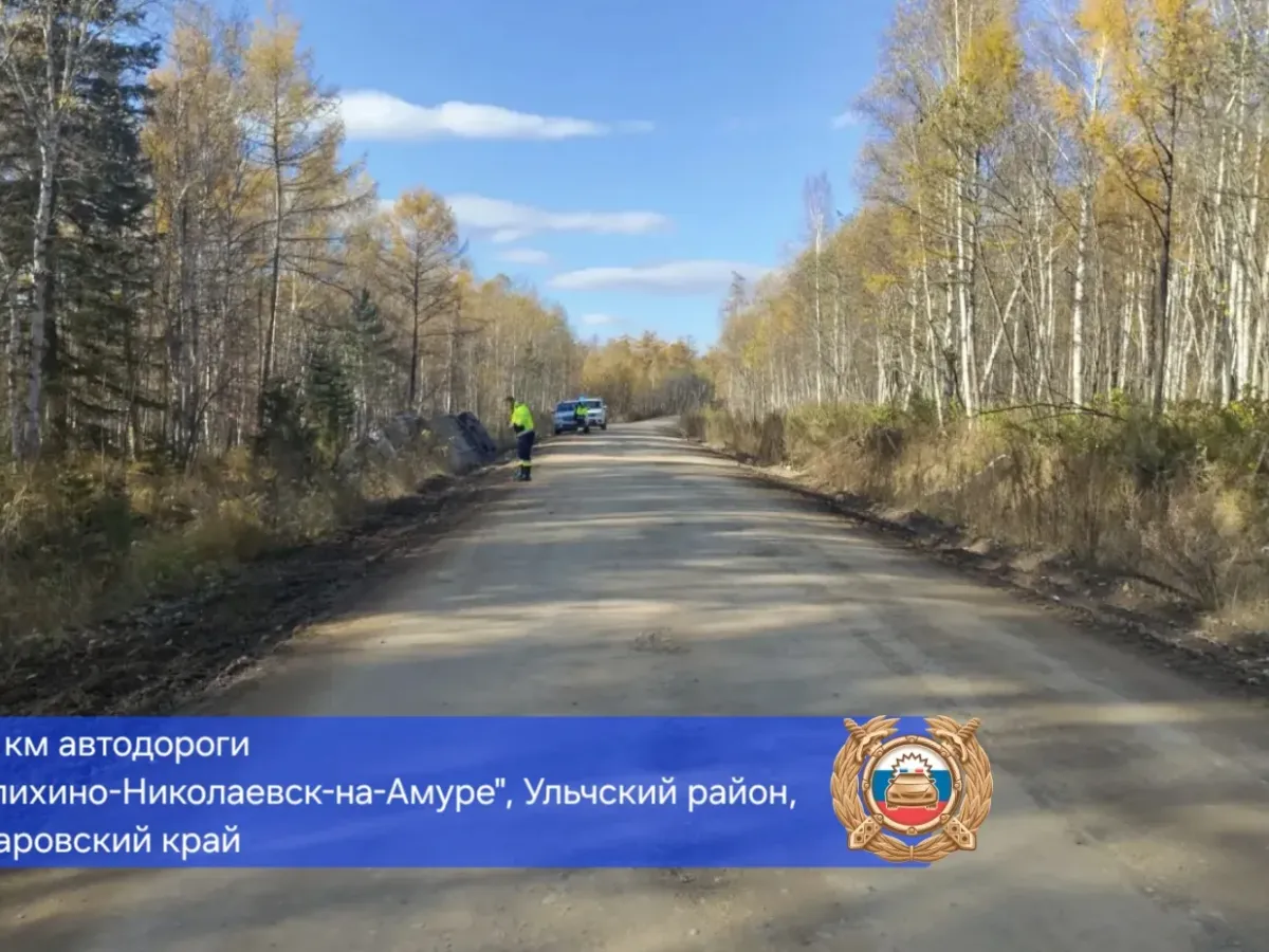 В Ульчском районе опрокинулся автобус с вахтовиками, пострадавших нет