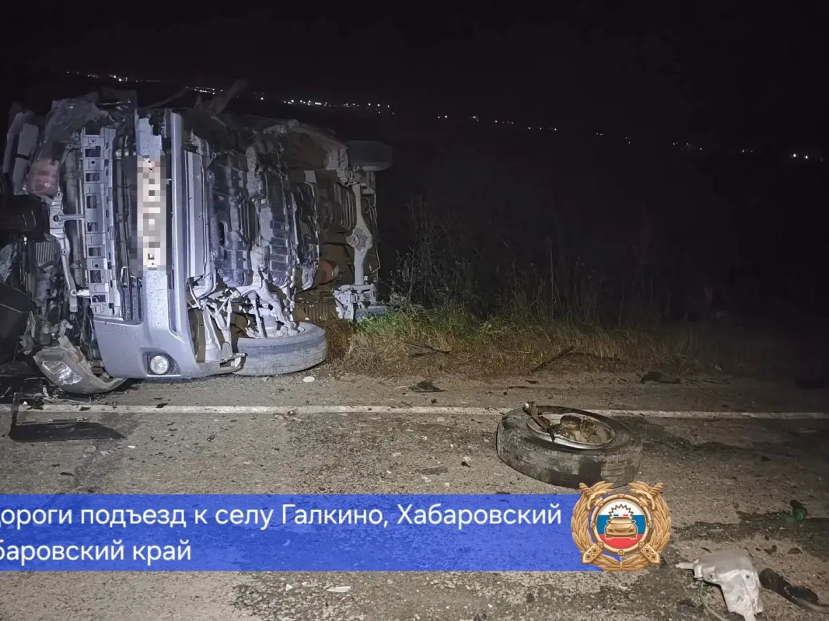 В лобовом столкновении в Хабаровском районе погибли два пассажира