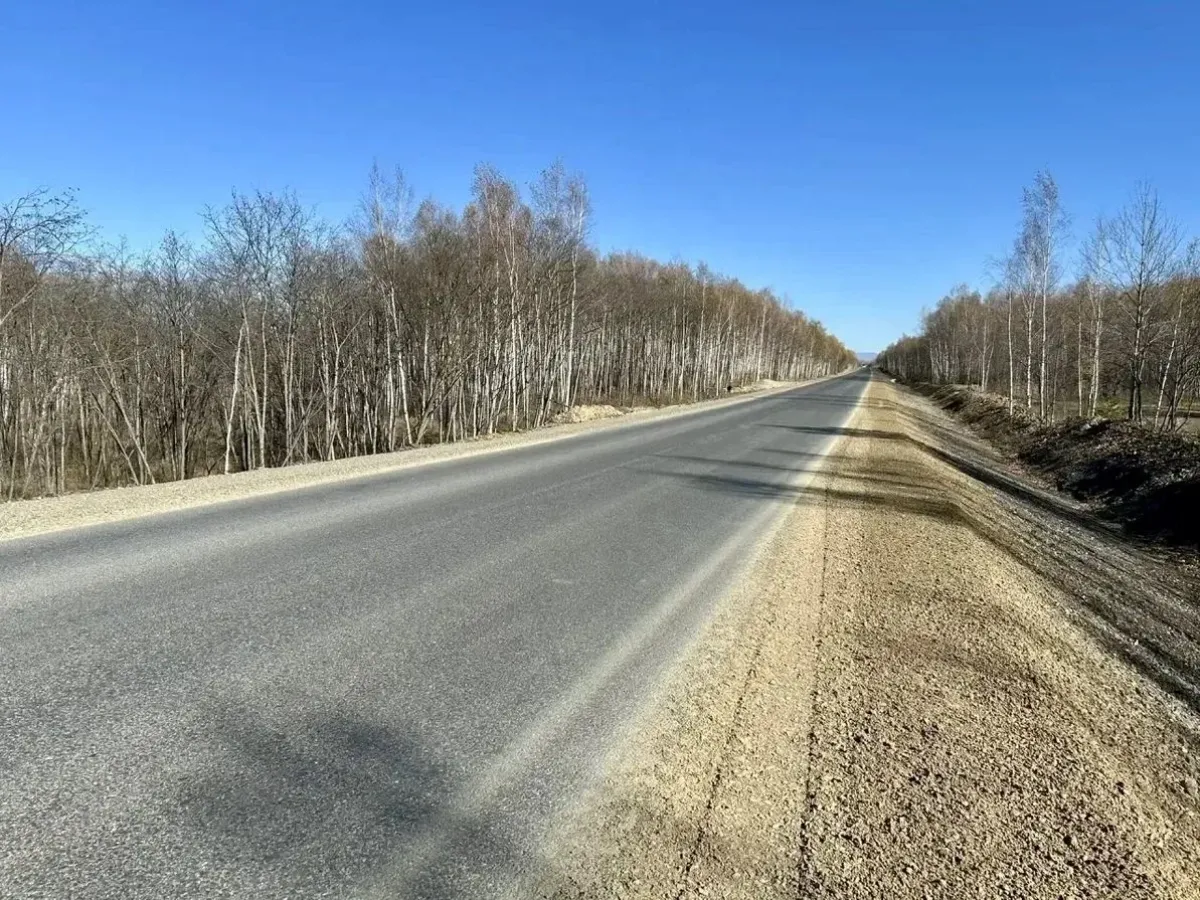 На трассе Селихино — Николаевск-на-Амуре завершают ремонт участка и моста