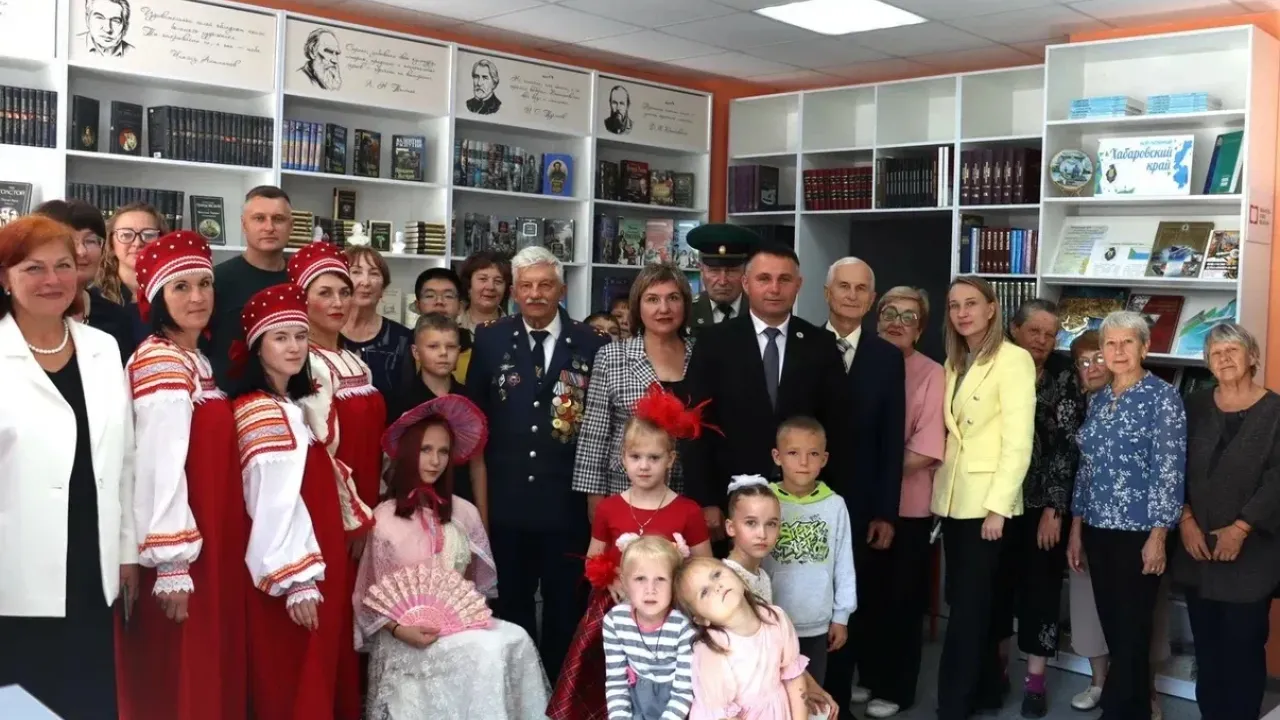 В районе имени Лазо открыли модельную библиотеку в селе Бичевая — Хабаровск Сейчас